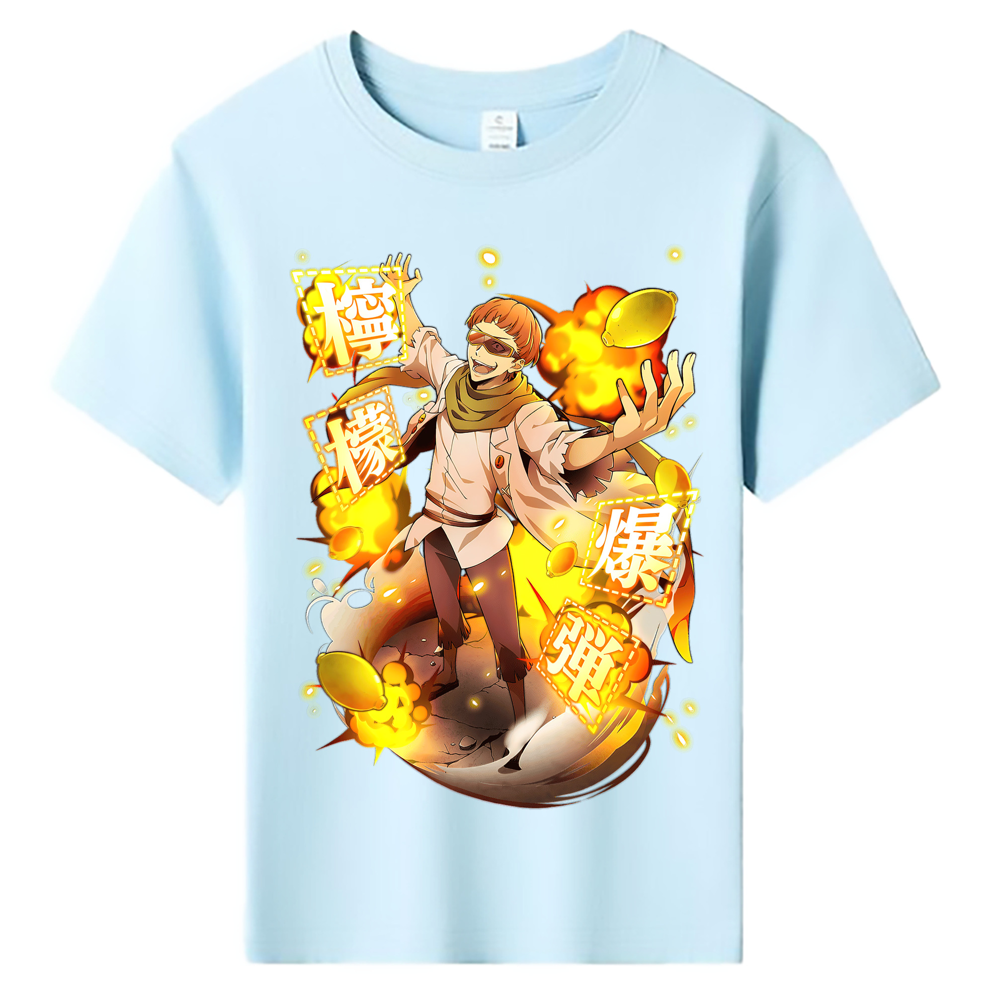 （画像用） 文豪ストレイドッグス Bungo Stray Dogs 綿100％キッズTシャツ（フロントプリント）